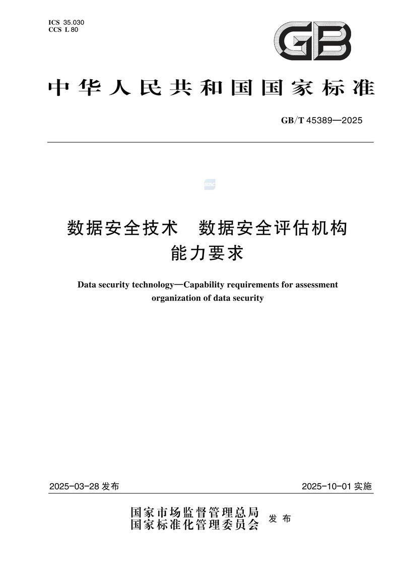 GBT+45389-2025  数据安全技术 数据安全评估机构能力要求_01.jpg